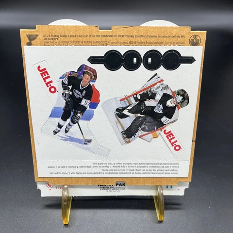 RARE 1993-94 WAYNE GRETZKY JELL-O PUDDING COMPLETE INTACT PANEL - Great Shape Cover