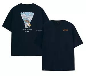YONEX 25S/S Unisex Badminton T-Shirts Sport Freizeit Oberteil Midnight Black 251TS045U - Bild 1 von 8