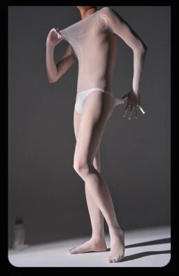 Body transparente talla grande ultrafino brillante al aceite bodystocking body catsuit Foto 1 de 3