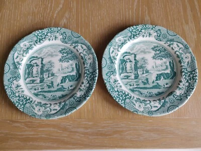 2 X SPODE ITALIAN Fortnum & Mason Dinner Plates 27cm - Image 1 of 4