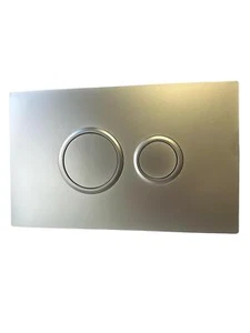 Placa de descarga neumática Fluidmaster acabado satinado 264X164 mm 1000Z-034-P1 - Imagen 1 de 2