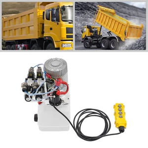 1.6KW Hydraulic Pump 4.5 Double Acting Hydraulic Pump With Wired Handle DC12V - Picture 1 of 16