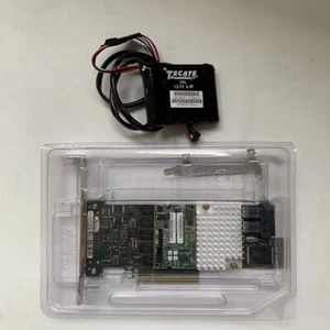 Fujitsu D3216-A13 SAS 1GB Cache 12GB + LSI00418 BBU09 RAID Card W/ Battery - Picture 1 of 4