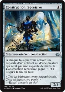 MTG Magic AER - (x4) Crackdown Construct/Construction répressive, French/VF - Picture 1 of 1