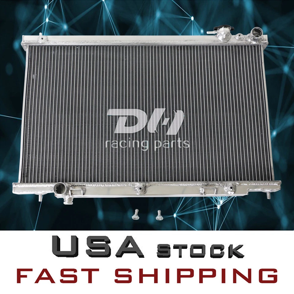 Radiador de aluminio para Infiniti G35 G 35 2003-2007 3,5 L V6 cupé sedán mercado de accesorios Foto 1 de 4