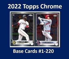 2022 Topps Chrome Baseball - Set Builder #1-220 - You Pick Vets & Rookies RC