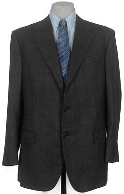 FENOMENAL_NUEVO CON ETIQUETAS ISAIA HECHO A MANO_100% HÚMEDO_SENSACIÓN_CACHEMIRA_ABRIGO_DEPORTIVO 44-45R 12489 Foto 1 de 4