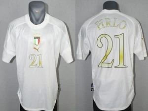 Italy Pirlo Jersey 2004 Euro Away Football Soccer Home Mens Shirt Size L - Picture 1 of 9
