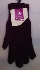 BOBBIE BROOKS 1 PAAR DAMEN STRICKHANDSCHUHE LILA MIT KORD AUSSEN ONE SIZE A-16 - Bild 1 von 2