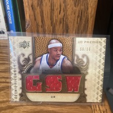 2008-09 Upper Deck Premier Remnants Jersey Patch Corey Maggette 50/50 - Warriors