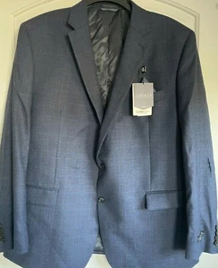 New Lauren Ralph Lauren Mens Wool Classic Flannel Jacket Navy 48L "Defect" M0309 - Picture 1 of 4