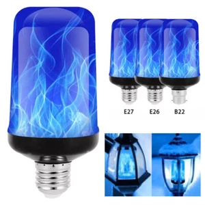 E26 E27 LED Licht Fackel Feuer Lampe Flammen Effekt Glühbirne Flacker Birne Deko - Bild 1 von 24