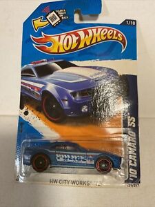 HOT WHEELS 2012 CITY WORKS SERIES 10 CAMARO SS KMART EXCLUSIVE Blue Police