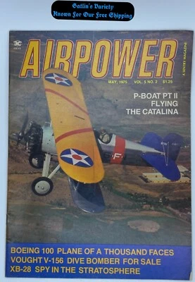 AIRPOWER Magazine May 1975 Vol-5 #2 P-BOAT PART II FLYING THE CATALINA - Image 1 of 4