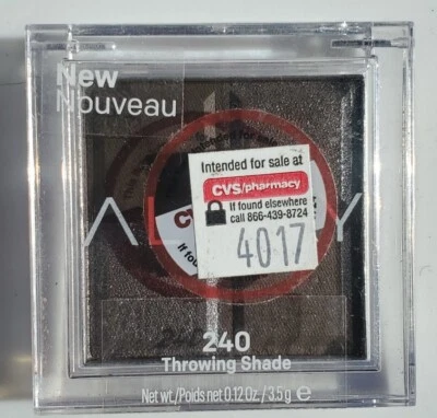 Almay Eyeshadow Throwing Shade 240 Dark Noir Shades Black Brown Colors - Image 1 of 2