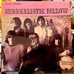 Jefferson Airplane Surrealistic Pillow STEREO 1967 ALBUM SHRINK. TESTED EX! - Picture 1 of 9