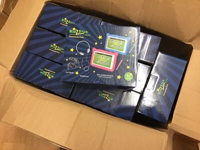 Kidzstar Tablet Accessories Pack Silicone Covers Headphones Pens Car Charger - Image 1 of 3