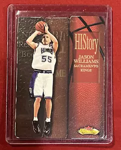 2000-01 Fleer Showcase HIStory Jason Williams #9H Sacramento Kings RARE - Picture 1 of 2
