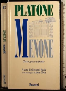 MENONE. PLATONE. RUSCONI. 1ED. - Imagen 1 de 2