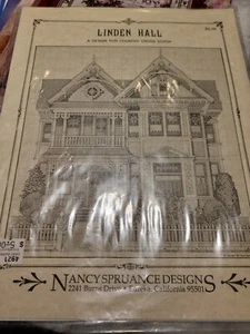 Linden Hall  Counted Cross Stitch Pattern by Nancy Spruance Designs - Picture 1 of 3