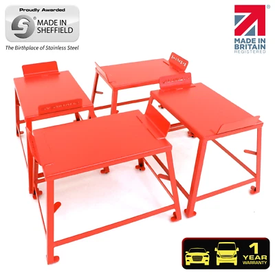 SharkEye 50cm Wheel Alignment Tables. Handmade in Sheffield, England. - Image 1 of 4