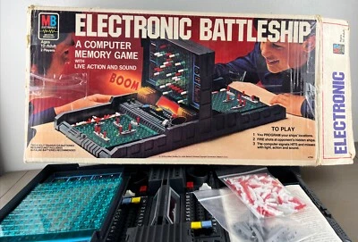 Electronic Battleship Game 1979 Milton Bradley Tested WORKS 4750 - Image 1 of 4