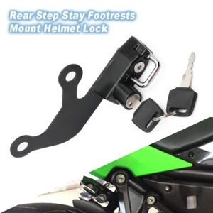 Reposapiés trasero montaje casco bloqueo para Kawasaki Ninja 650 Z650 2017-2023 - Imagen 1 de 24
