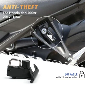 Motorcycle Helmet Lock Anti-Theft W/ 2 Keys Fit For Honda CBR1000RR 2017-2024 - Picture 1 of 12