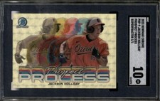 2023 Bowman Chrome Prospect Process Superfractor Jackson Holliday 1/1 SGC 10