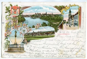 Litho AK Neuburg Donau,Amalien-Straße 1897 - Bild 1 von 2