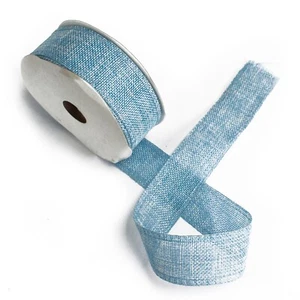 Crafting Fabric Ribbon Reel 38mm x 20m Natural Texture Nonwoven Gift Wrap - Picture 1 of 1