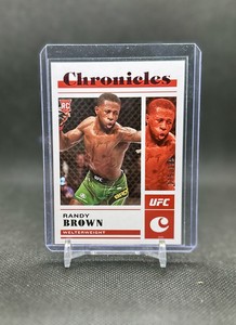 2023 Panini Chronicles UFC Randy Brown #74 Red Parallel /199 RC
