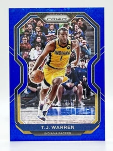 2020-21 Panini Prizm Fast Break Blue #82 TJ Warren 110/175 Indiana Pacers - Picture 1 of 2