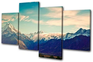 Landmarks New Zeland Mount Cook MULTI LONA pared arte Foto impresion - Imagen 1 de 1