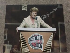 PAT SUMMITT TENNESSEE LADY VOLUNTEERS SIGNED HALL OF FAME INDUCTION 8x10 PHOTO 2