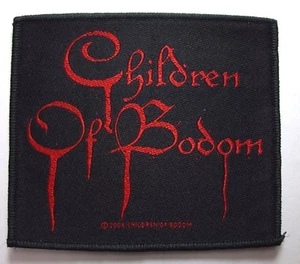PARCHE TEJIDO OFICIAL LOGO ROJO NIÑOS DE BODOM - Imagen 1 de 1