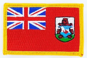 PARCHE BANDERA DE LAS BERMUDAS INSIGNIA HIERRO BORDADO - Imagen 1 de 1