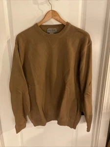 Eddie Bauer - Maglione girocollo in maglia stretta - Tan - Uomo Taglia X-Large - Foto 1 di 13