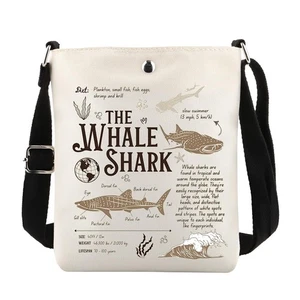 Bolso Bandolera MAOFAED El Tiburón Ballena, Regalo Amantes del Tiburón, Regalo Criatura Marina,... - Imagen 1 de 6