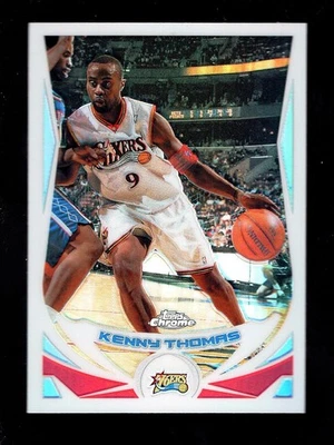 2004-05 TOPPS CHROME REFRACTOR #87 KENNY THOMAS 76ERS Foto 1 de 2