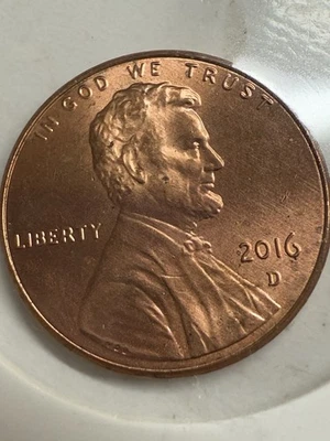 2016 D Lincoln Penny, P638 - Image 1 of 2
