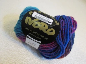 Hilo Noro Kureyon multicolor 1 madeja 109 yardas 100 % lana - Imagen 1 de 8