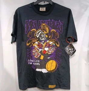 Große Marke "X" Kobe Bryant LA Lakers Long Live The Mamba T-Shirt, schwarz - Bild 1 von 5