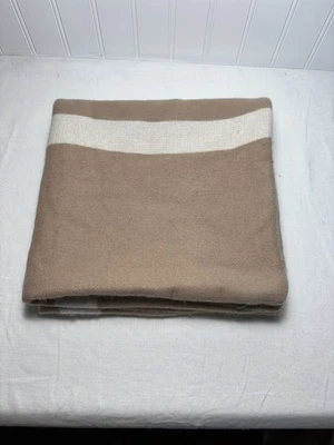 Williams Sonoma Cashmere & Wool Equestrian Pillow Cover ~ Sand ~ 22” SQ ~ READ - Image 1 of 4