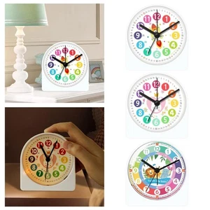 Analog Alarm Clock for Kids, Night Light Mute for Living Room Classroom Home - Picture 1 of 22