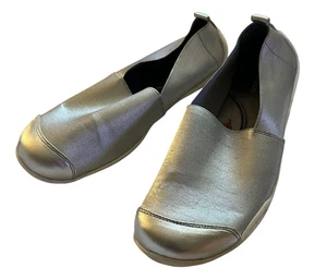 Ros Hommerson Caruso 62021 Women's Casual Shoe Size 9 Wide Walking Silver Fabric - Picture 1 of 10