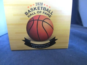 2020-S BASKETBALL HALL OF FAME PROOF Clad Half Dollar - Picture 1 of 7