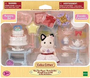 CALICO CRITTERS #CC1975 Tuxedo Cat Party Time Play Set NEW! - Picture 1 of 1