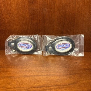 Lot of 2 SUPER BOWL XXXIX Snickers Brand Key Ring 2004 NFL Patriots vs. Eagles - Picture 1 of 7
