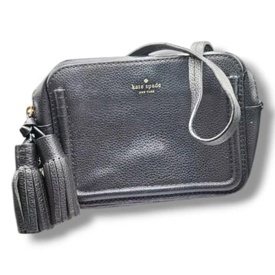 Bolso Bandolera Kate Spade Orchard Street Arca Cuero Guijarro Negro WKRU5801 Foto 1 de 4